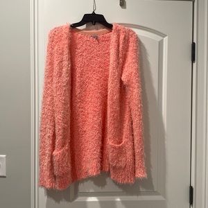Charlotte Russe Neon Pink Cardigan